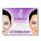EARLAP Cosmetic Ear Corrector - Löst das Problem des Großen Ohrs - Ästhetische Korrektoren für Prominente Ohren - Enthält 20 Korrektoren