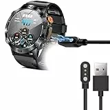 Blueshaweu Ladekabel Kompatibel mit LIGE Smartwatch Herren 1.43'' ST19, Kabel Ladegerät Ladestaion für SIEMORL ST19 / LIGE ST19 / ESFOE ST19 Smartwatch (schwarz)