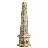Design Toscano Goldener Obelisk des alten Ägyptens, Statue