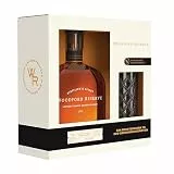 Woodford Reserve Bourbon Whiskey - Hochwertiges Geschenkset - Perfekt ausgewogen mit würzigen und süßen Noten von Früchten und Vanille - 0.7L/43,2% Vol.