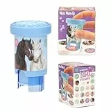 Depesche 13350 Miss Melody Sticker Stamper - Sticker Set zum Stempeln von Pferde Aufklebern, inkl. Stempel und 160 Sticker