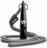 Rudelkönig Hundepfeife für Rückruf - Professionelle Trainingspfeife mit genormter Frequenz und Pfeifenband - Erziehungshilfen für Hunde