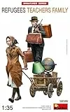 MiniArt 38086 1:35 Figuren Resiende Lehrerfamilie (2) - Set - originalgetreue Nachbildung, Modellbau, Plastik Bausatz, Basteln, Hobby, Kleben, Modellbausatz, Zusammenbauen, unlackiert
