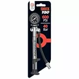 Optio Cycle Dämpferpumpe Fahrrad 600 PSI / 40 Bar – Hochdruck Federgabelpumpe mit Manometer | Gabelpumpe Fahrrad für MTB Federgabel & Dämpfer | Stoßdämpferpumpe für Fox, Rockshox, Manitou