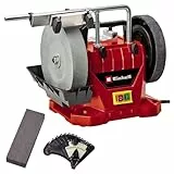 Einhell Nass-Schleifer TC-WG 200 (125 W, rostfreier Wassertank, inkl. Schleifstein, Winkellehre, Universalvorrichtung, Lederabziehscheibe, Nassschleifscheibe)