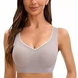 YaYiMei Eiskunstseide mit Cooling-EffektTanktop-Schnittsoft bhbh Damen ohne büge – Ideal als Tshirt BH、Schlaf BH gegen Falten und Sport BH