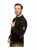 Stockerpoint Herren Anton Trachtenstrickjacke, anthrazit, 52