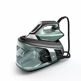 Rowenta Force Pro 500 Dampfbügelstation, 2800 W, 130 g/min variable Dampfmenge, Dampfstoß von 600 g/min, spart Energie, Quicksteam-Technologie, Eucalyptus/Schwarz, VR9042F0