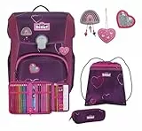 SCOUT Schulranzen Superflash Neo Set 4-teilig Lovely violett