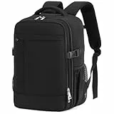 Handgepäck Rucksack 40x20x25 für Ryanair Rucksack Handgepäck Flugzeug mit Durchleitung 45 x 36 x 20 Tasche Reiserucksack Klein mit Eine Diebstahlsichere Tasche für Herren Damen, 14 Zoll Laptop