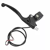 Akozon Bremshebel Left Hand Bremshebelgriff mit Kabel Passend für MINI DIRT BIKE ATV Roller 47ccm 49ccm