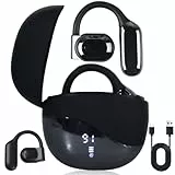 VEGOATY AI Übersetzer Kopfhörer Kabellose Echtzeit-Übersetzung mit 144 Sprachen, Bluetooth Sprachübersetzer für Business & Reisen, Testsieger in Translation Earbuds (Schwarz)