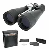 Celestron 71018 SkyMaster 20 x 80 mm Porroprismen-Fernglas mit mehrfach vergütete Linse, BaK-4 Prismenlinse und Etui, Schwarz