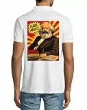 Iconic Historical Political Thinker Herren Poloshirt Baumwolle Weiß, weiß, M