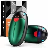 VTHW Handwärmer Wiederaufladbar, Handwärmer Elektrisch 2er-Set 20 Stunden Wärme, Taschenwärmer Tragbare mit 3 Temperaturstufen für Outdoor-Sport Raynaud's Arthritis