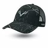 LOOGU Tarnung Baseballkappe mit verstellbarem Band, Mesh-Rücken, Farbblockierung, atmungsaktiv, Truckerkappe Sonnenhut