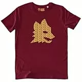 AS Roma Bedrucktes T-Shirt mit Rollkragen