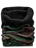 Brandit MULTIFUNKTIONSTUCH Fleece Winter SCHLAUCHSCHAL Mund-Nase-Maske Motorrad, Farbe:Woodland