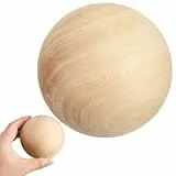 Lurrose 9 Cm Runde Kugel Unfertige Holzkugeln. Naturholzkugeln Runde Bastelkugeln Aus Holz Holzkugeln Ahorn Holz Kugeln Massive Holzkugel Kleine Holzkugel Selbstgemacht Hölzern Glas