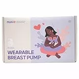 Nuliie Milchpumpe Elektrisch tragbare, Elektrische Milchpumpe freihändig mit 4 Saugmodi und 12 Stufen, inklusive 14/17/20/24/27 mm Flansch für jede Mutter (2packs, Purple)