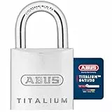 ABUS Vorhängeschloss Titalium 64TI/30 - 2er Set, gleichschließend - Kellerschloss mit Schlosskörper aus Spezial-Aluminium - gehärteter Stahlbügel - ABUS-Sicherheitslevel 4