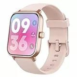 Smartwatch Damen Herren mit Telefonfunktion & Alexa eingebaut,1.8' Uhren mit 100+ Sports, Fitnessuhr IP68 Wasserdicht, 24H Herzfrequenz SpO2 Schlafmonitor,Armbanduhr Damen mit iOS/Android - Rosa