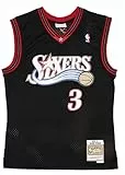 Mitchell & Ness Herren Shirt Philadelphia 76ERS | Allen Iverson 2000-01#3 - NBA Swingman weiß S