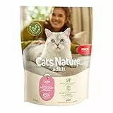 MERA Cats Nature Lachs Premium Katzenfutter Trocken 2kg | Getreidefrei & zuckerfrei | Adult Katzen Trockenfutter hoher Fleischanteil | Dry Cat Food