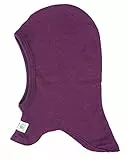 Lilano, Kinder/Baby Sturmhaube, 70% Wolle (kbT), 30% Seide, 210 g/m² (Beere, 98-104)