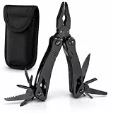 Retoo Multifunktionszange 11 in 1 Multitool Werkzeug, Faltbares, Edelstahl, Multifunktionale, Zange, Schere, Messer, Säge, Flaschenöffner, Schraubendreher für Camping, Outdoor
