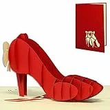 LINPOPUP®, Pop Up Karte Shopping, Schuh, Geburtstagskarte Gutschein, Shopper, Einkaufen Gutscheinkarte, Grußkarte Gutschein, Geldkarten, Geschenkkarte Schuhe, N259