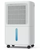 LEENON Luftentfeuchter Elektrisch 16L Entfeuchter Keller Leise 36dB Raumentfeuchter with Schlafmodus 24H Timer Wäschetrocknung Ablaufschlauch, Auto-Neustart Dehumidifier 35m² für Wohnung Badezimmer