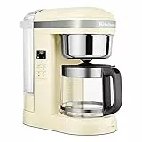 KitchenAid Drip-Kaffeemaschine mit spiralförmigem Wasserauslass 5KCM1209 (Creme)