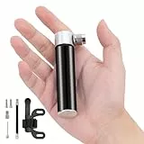 Kardne Tragbare Mini Fahrradpumpe, Aluminium Fahrrad Luftpumpe, einfach aufblasbar, Ball Basketball Pumpe, 120PSI Hochdruck Luftpumpe, Straßenpumpe für Rennrad, Mountainbikes und Ball