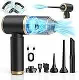 NIWOHOM Handstaubsauger, 15000Pa Handstaubsauger Akku Kabellos, 4 In 1 Leistungsstarker Auto Staubsauger Stark mit Waschbar HEPA-Filter, Mini Staubsauger Nass and Trocken für den Auto, Haus,Küche