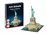 Revell 3D Puzzle NY Freiheitsstatue I 31 Teile I 2 Stunden Bauspaß für Jung Alt I ab 10 Jahren I Das Wahrzeichen New Yorks selber zusammenbauen, Mittel
