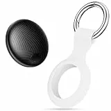 VIXOLYN Smart Tag - Air Tracker Tag Kompatibel mit Apple Wo ist? (iOS NUR) mit Schutzhülle, Wasserdichter Bluetooth-Schlüsselfinder, Gegenstandssucher für Geldbörse, Gepäck, Austauschbare Batterie