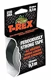 T-REX Tape 821-25 Gewebeband – Extrem starkes Panzertape – Wasserdichtes Reparaturband für innen & außen – Klebeband zum Reparieren & Befestigen – 25mm x 9,10m