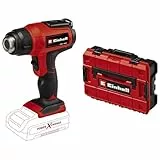 Einhell Akku-Heißluftpistole TE-HA 18 Li - Solo Power X-Change (Lithium-Ionen, 2 Temperaturstufen, inkl. Reduzier-, Breitstrahl-, Reflektordüse, ohne Akku und Ladegerät, inkl. Koffer)