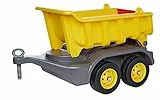 Big Power Worker - Maxi Anhänger (49cm) mit Flüsterrädern - Zubehör für die Power Worker Baustellenfahrzeuge, für Kinder von 3-7 Jahre, kompatibel mit Maxi Kipper, Maxi Bagger und Maxi Kran