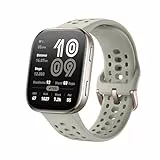 Amazfit Bip 6 Smart Watch 46mm, 14 Tage Akku, 1.97“ AMOLED, GPS & kostenloses Kartenmaterial, AI, Bluetooth Anruf Textfunktion, Gesundheits, Fitness Schlaf-Tracker, 140+ Trainingsmodi, 5 ATM, Stein