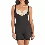 Maidenform Damen Miederkleid TAKE INCHES OFF, Einfarbig, Gr. 38 (Herstellergröße: M), Schwarz (BLACK BK)