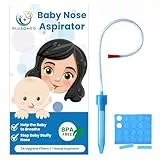 Baby-Nasensauger, Nasenschleimsauger für Neugeborene, Kinder Nasensauger, Nasensauger, Nasenreiniger, leicht zu reinigen, mit 24 Hygiene-Filtern