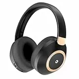Lankey Sound Kopfhörer Kabellos Bluetooth, Over Ear Kopfhörer Noise Cancelling,100 Std Spielzeit 5.3 Bluetooth Kopfhörer mit ANC Modus, Hi-Res Audio, Tiefer Bass, Transport, Reisen, Studium, Schwarz