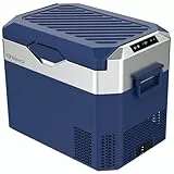 BINGI Kompressor Kühlbox 30 Liter Tragbarer Auto-Kühlschrank 12/24V DC und 230V AC Mini Gefrierschrank für Auto, LKW, Camping, Wohnmobil und Zuhause (15℃ bis -18℃)