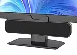 INGA PC-Lautsprecher mit USB Plug-and-Play, einfach am Monitor befestigbar. Lauter Stereo-Sound mit Bass für Studium und Meetings, kompatibel mit MAC und Laptop