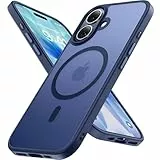 Miracase für iPhone 17 Hülle für Magsafe [TOP Militärschutz & Magnetkraft] Stoßfest Kratzfest mit Samtiger Haptik Extrem Langlebig Handyhülle für iPhone 17 6,3', Matt-Tiefblau