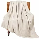 BEDELITE Fleece-Decken, beige, Überwurfdecken für Couch und Bett, Plüsch, gemütlich, flauschig, 127 x 152,4 cm, super weiche und warme Decken für den Winter