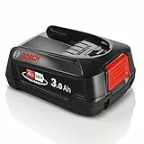 Bosch Hausgeräte Wechselakku Power for All 18V 3.0Ah BHZUB1830, geeignet für kabellosen Akku-Staubsauger Unlimited, Lange Laufzeit, kompatibel mit AL1810 CV, AL1815 CV, AL1830 CV, AL1880 CV, schwarz