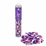 Plus-Plus Geniales Konstruktionsspielzeug, Tube Glitzer, Bausteine-Set, 240 Teile, Lila, Rosa